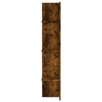 TV Cabinet Smoked Oak 152x22x113 cm Engineered Wood