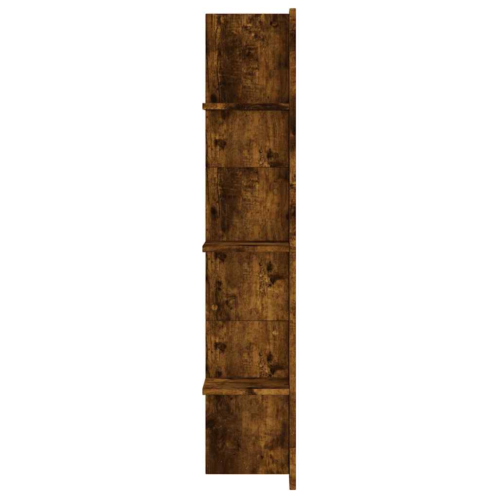 TV Cabinet Smoked Oak 152x22x113 cm Engineered Wood