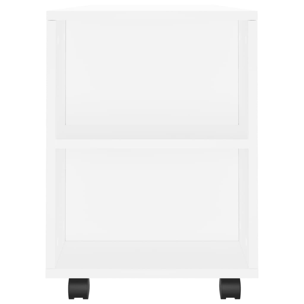 TV Cabinet White 102x34,5x43 cm Engineered Wood