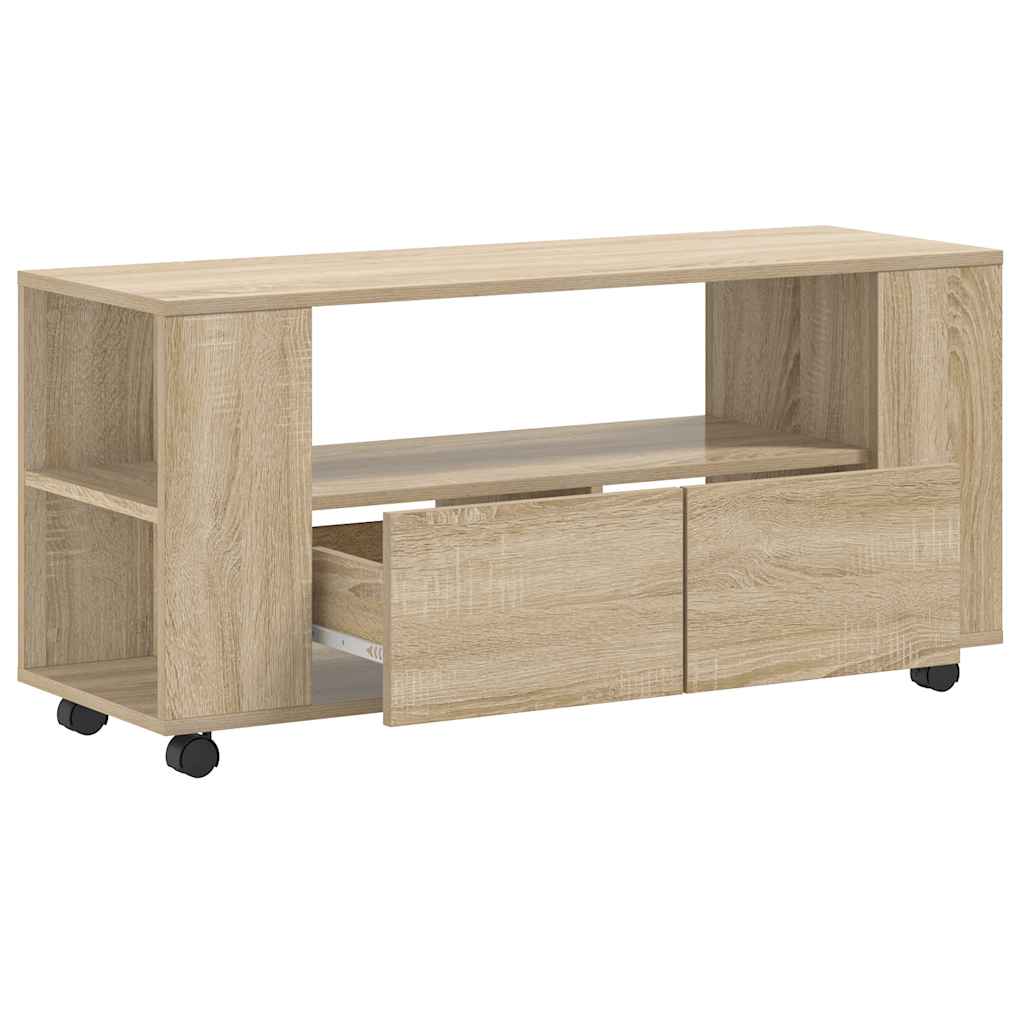 TV Cabinet Sonoma Oak 102x34,5x43 cm Engineered Wood