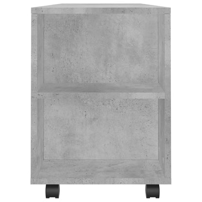 TV Cabinet Concrete Grey 102x34,5x43 cm Engineered Wood