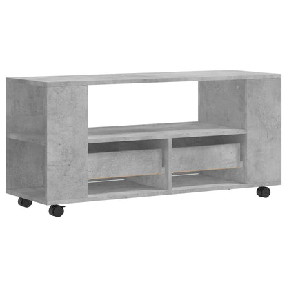 TV Cabinet Concrete Grey 102x34,5x43 cm Engineered Wood