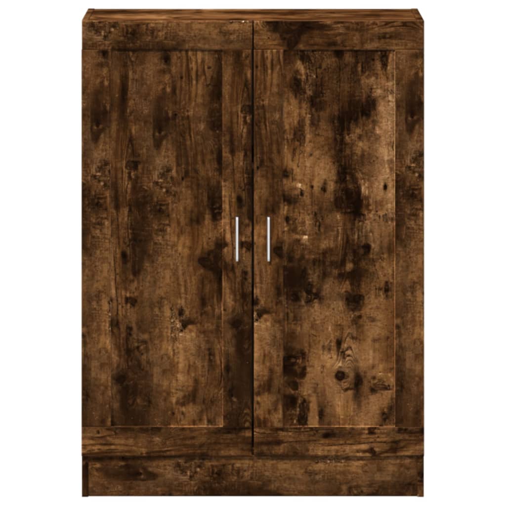 Book Cabinet Smoked Oak 82,5x30,5x115 cm Engineered Wood