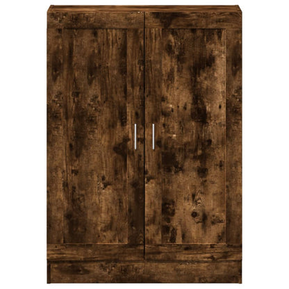 Book Cabinet Smoked Oak 82,5x30,5x115 cm Engineered Wood