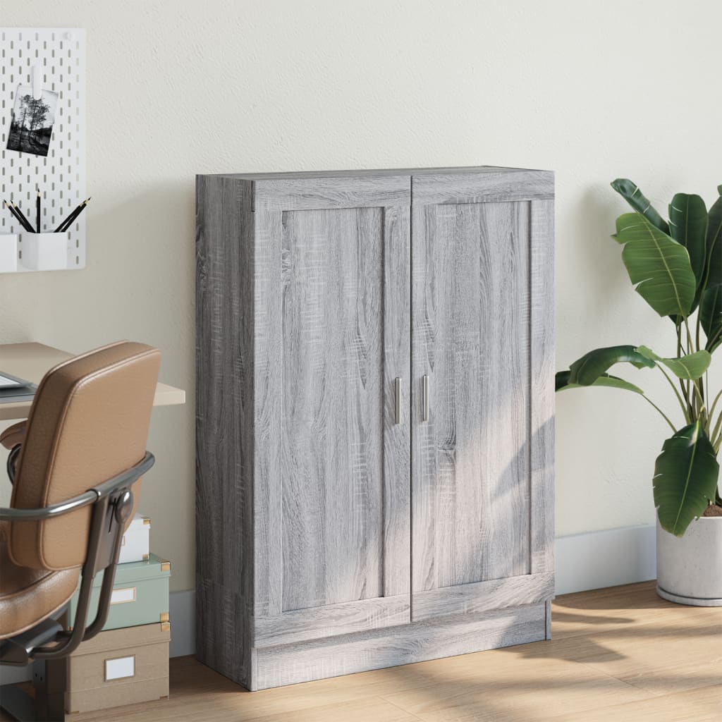 Book Cabinet Grey Sonoma 82,5x30,5x115 cm Engineered Wood
