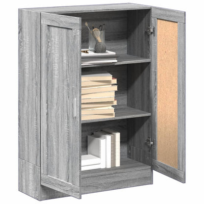 Book Cabinet Grey Sonoma 82,5x30,5x115 cm Engineered Wood