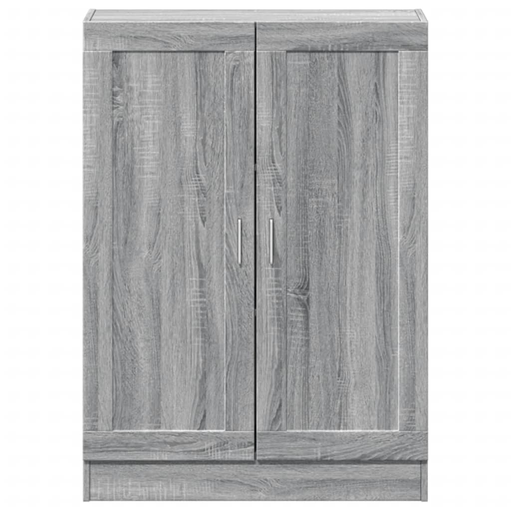 Book Cabinet Grey Sonoma 82,5x30,5x115 cm Engineered Wood