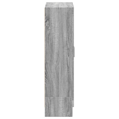 Book Cabinet Grey Sonoma 82,5x30,5x115 cm Engineered Wood