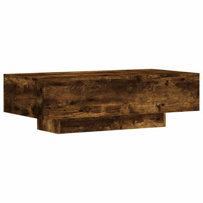 Coffee Table Smoked Oak 100x49.5x31 cm Engineered Wood