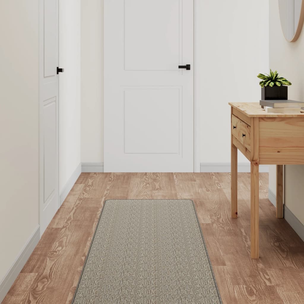 Carpet Runner Sisal Look Platina 50x150 cm