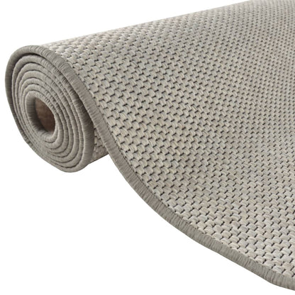 Carpet Runner Sisal Look Platina 80x400 cm