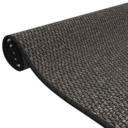 Carpet Runner Sisal Look Anthracite 50x150 cm