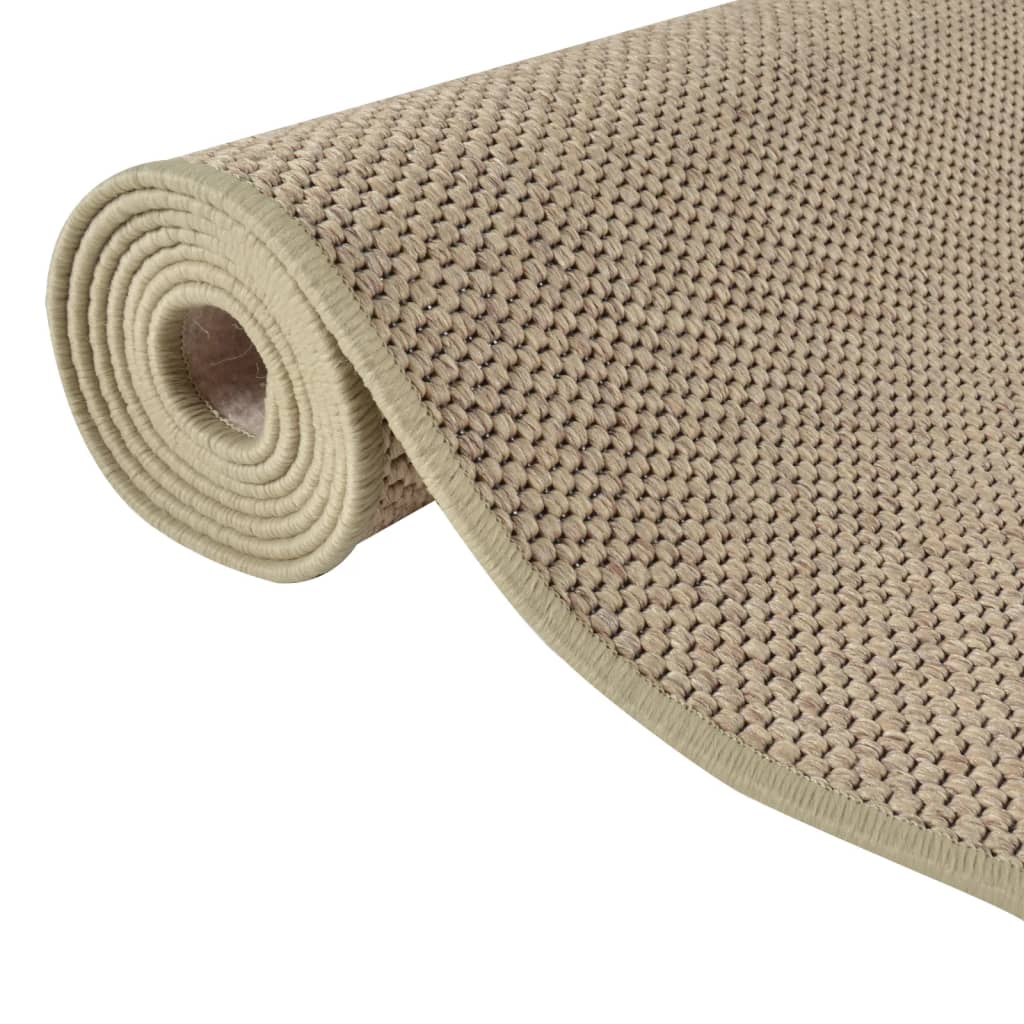 Carpet Runner Sisal Look Sand 50x300 cm