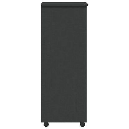 Rolling Cabinet | MOSS Grey | Solid pine wood, engineered wood, plastic