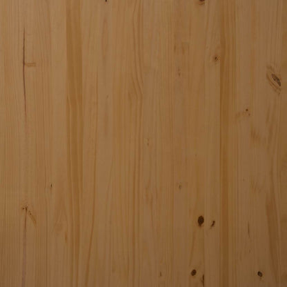 Rolling Cabinet | Honey Brown | Solid pine wood, engineered wood, plastic