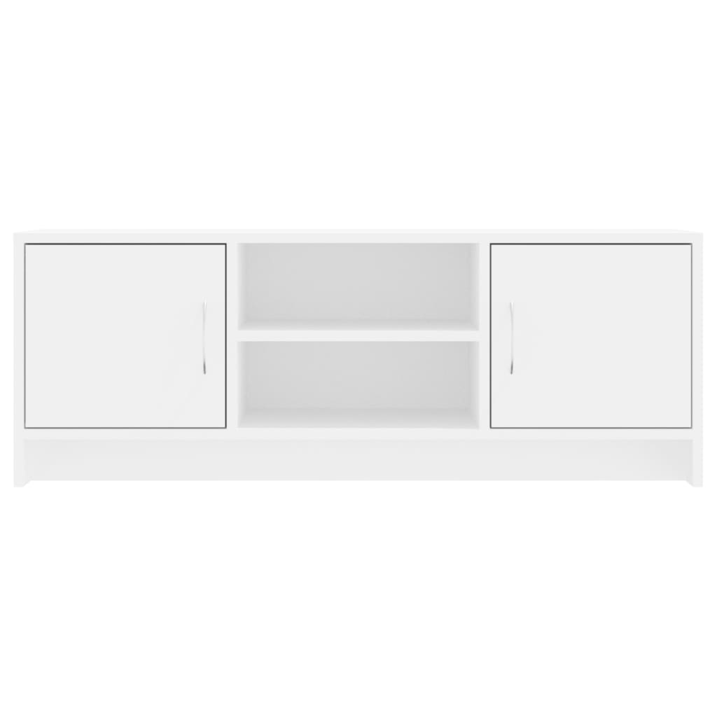 TV Cabinet White 102x30x37,5 cm Engineered Wood