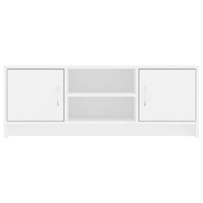 TV Cabinet White 102x30x37,5 cm Engineered Wood
