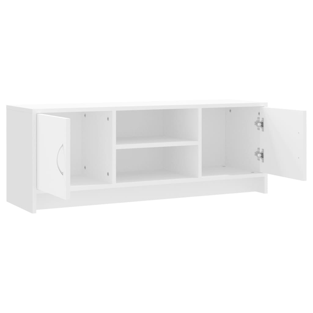 TV Cabinet White 102x30x37,5 cm Engineered Wood