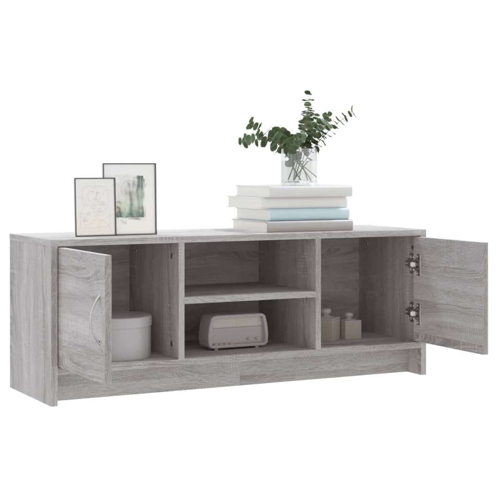 TV Cabinet Grey Sonoma 102x30x37,5 cm Engineered Wood
