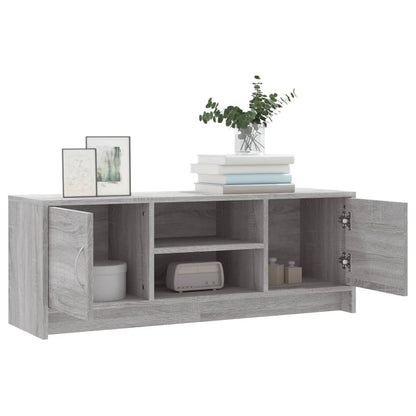 TV Cabinet Grey Sonoma 102x30x37,5 cm Engineered Wood