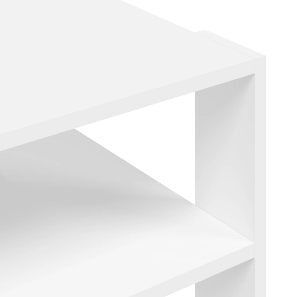 Coffee Table White 58x58x40 cm Engineered Wood