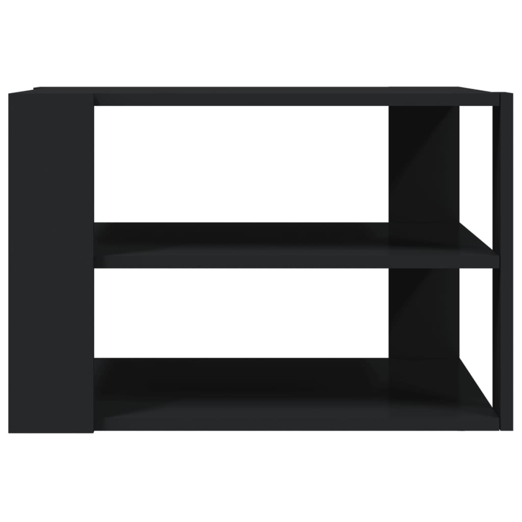 Coffee Table Black 58x58x40 cm Engineered Wood