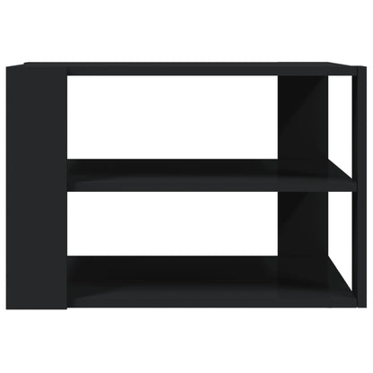 Coffee Table Black 58x58x40 cm Engineered Wood