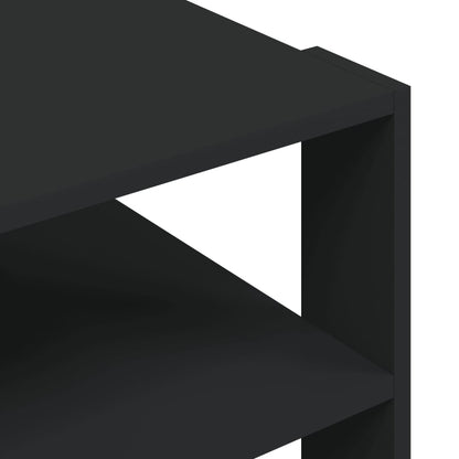 Coffee Table Black 58x58x40 cm Engineered Wood