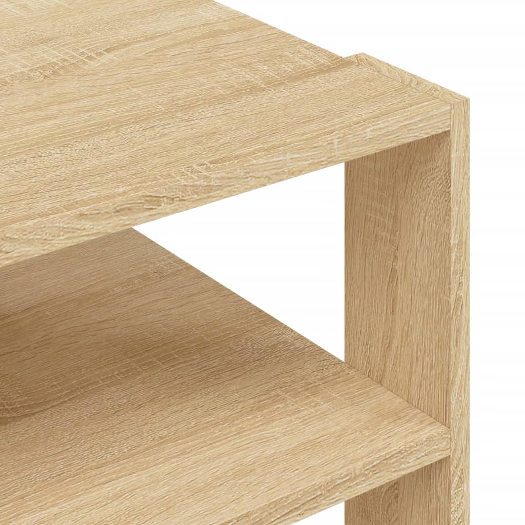 Coffee Table Sonoma Oak 58x58x40 cm Engineered Wood