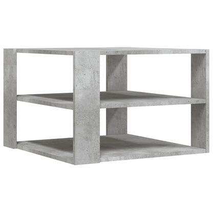 Coffee Table Concrete Grey 58x58x40 cm Engineered Wood