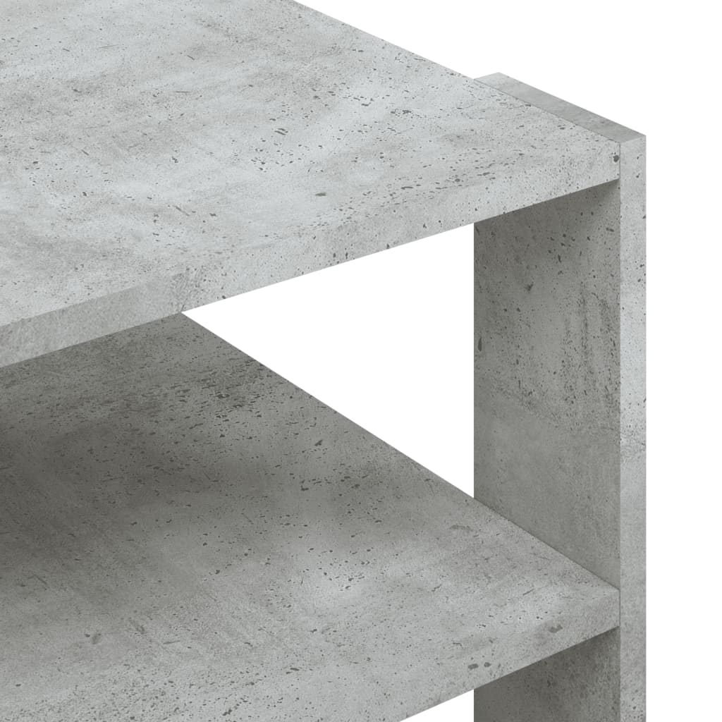 Coffee Table Concrete Grey 58x58x40 cm Engineered Wood