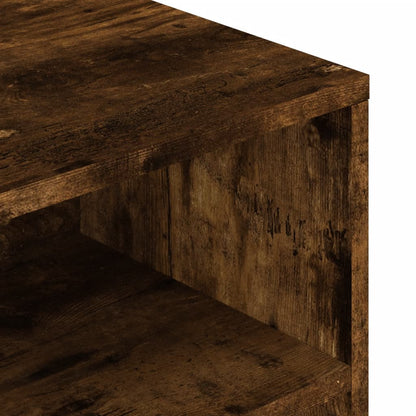 Coffee Table Smoked Oak 90x55x42.5 cm Engineered Wood