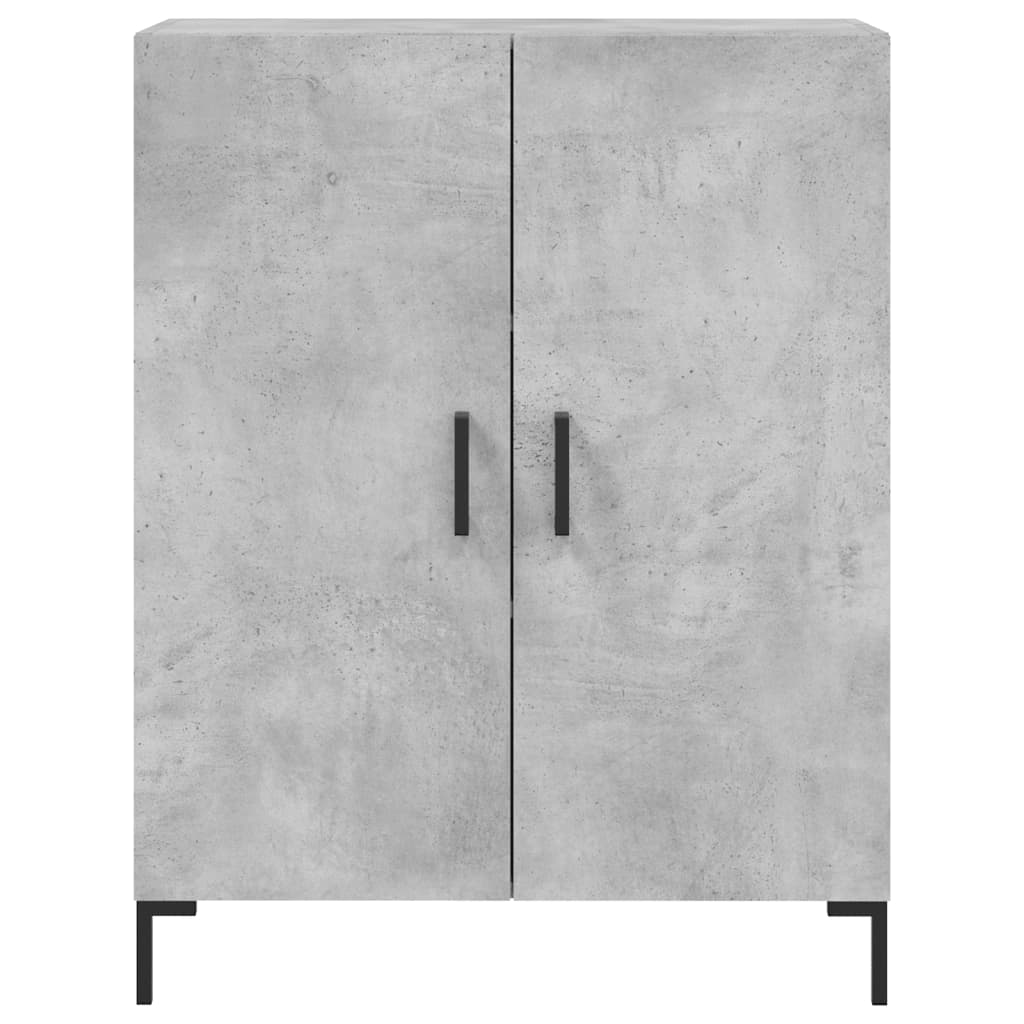 Highboard Concrete Grey 69,5x34x180 cm Engineered Wood