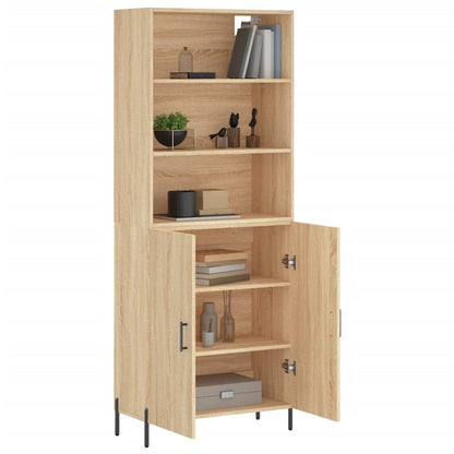 Highboard Sonoma Oak 69,5x34x180 cm Engineered Wood