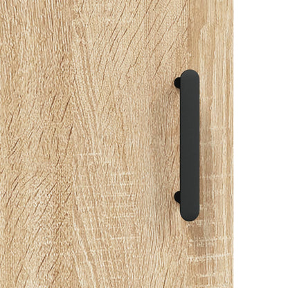 Highboard Sonoma Oak 69,5x34x180 cm Engineered Wood