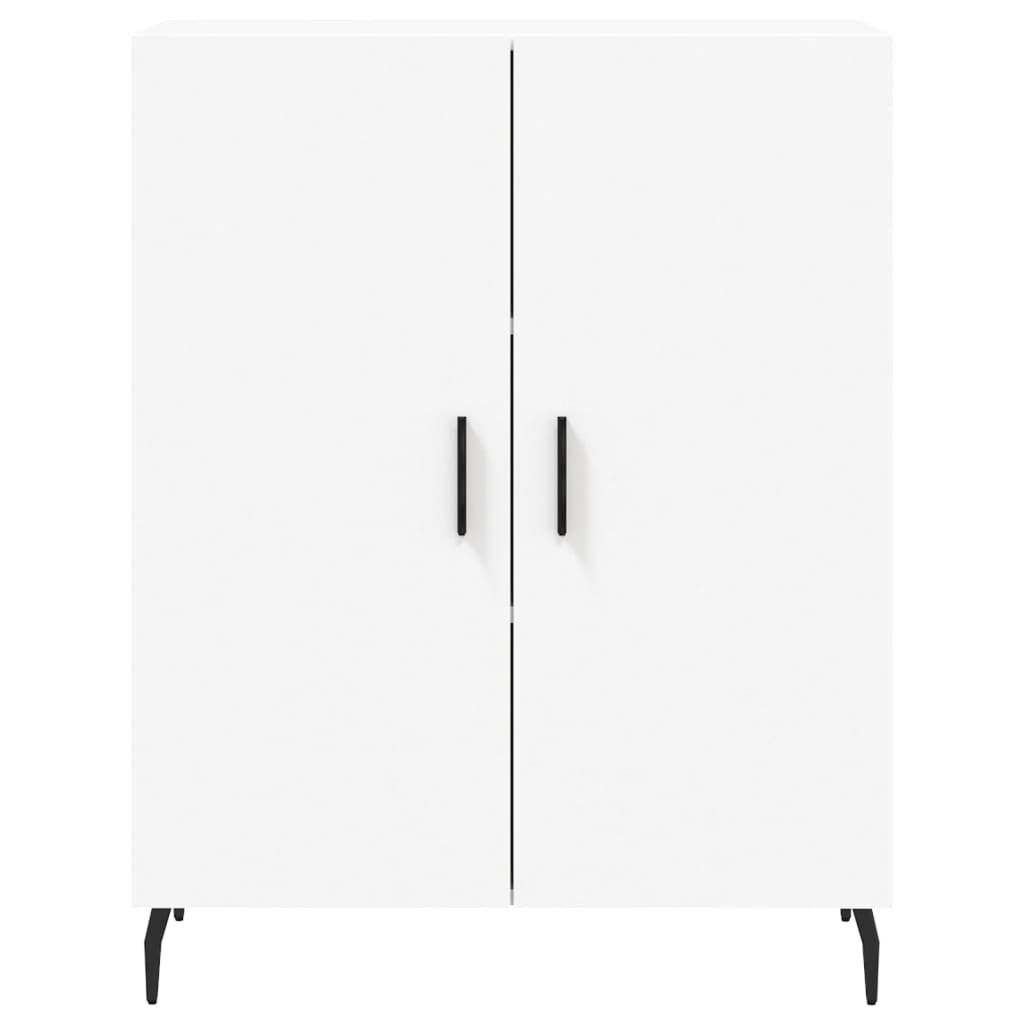 Highboard White 69.5x34x180 cm Engineered Wood