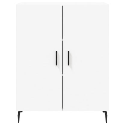 Highboard White 69.5x34x180 cm Engineered Wood