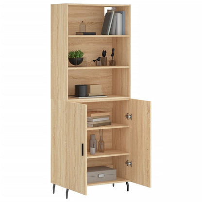 Highboard Sonoma Oak 69,5x34x180 cm Engineered Wood