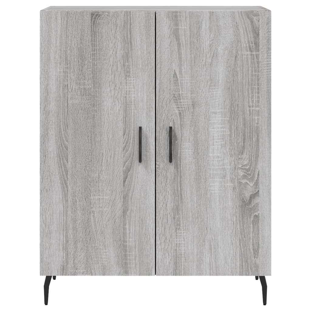 Highboard Grey Sonoma 69,5x34x180 cm Engineered Wood