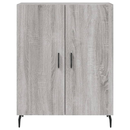 Highboard Grey Sonoma 69,5x34x180 cm Engineered Wood