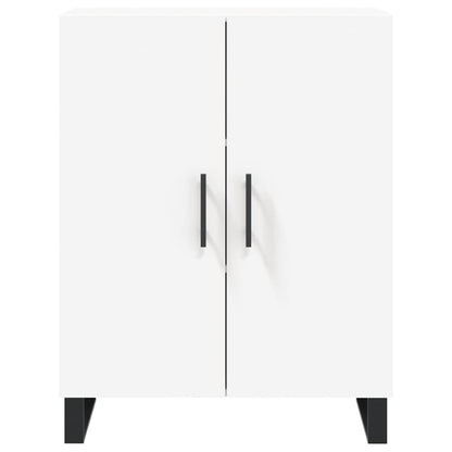 Highboard White 69,5x34x180 cm Engineered Wood