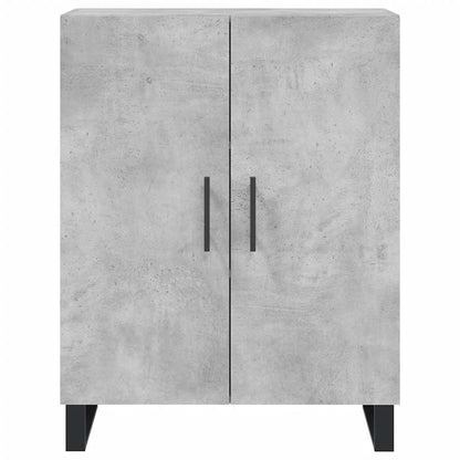 Highboard Concrete Grey 69,5x34x180 cm Engineered Wood
