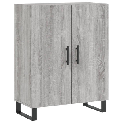 Highboard Grey Sonoma 69.5x34x180 cm Engineered Wood