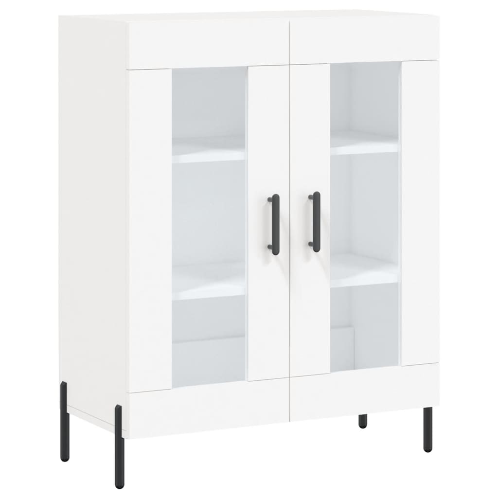 Highboard White 69,5x34x180 cm Engineered Wood