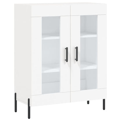 Highboard White 69,5x34x180 cm Engineered Wood
