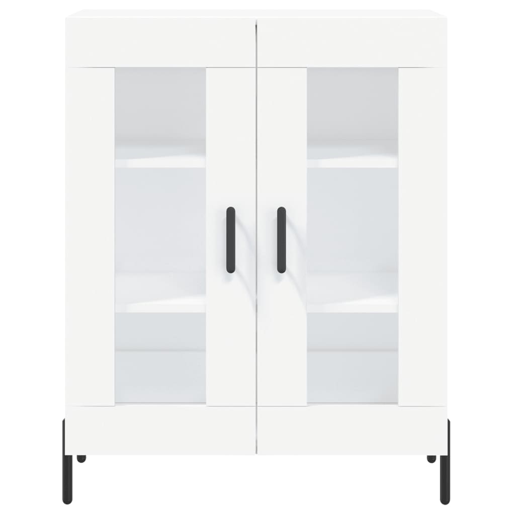 Highboard White 69,5x34x180 cm Engineered Wood