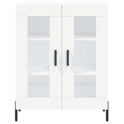 Highboard White 69,5x34x180 cm Engineered Wood