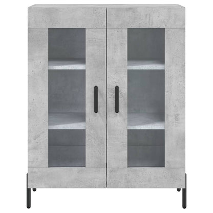 Highboard Concrete Grey 69,5x34x180 cm Engineered Wood