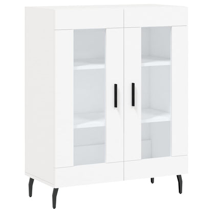 Highboard White 69,5x34x180 cm Engineered Wood