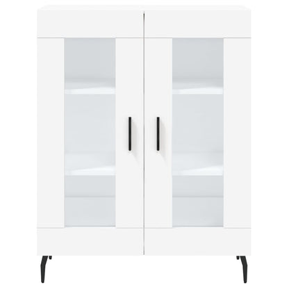 Highboard White 69,5x34x180 cm Engineered Wood